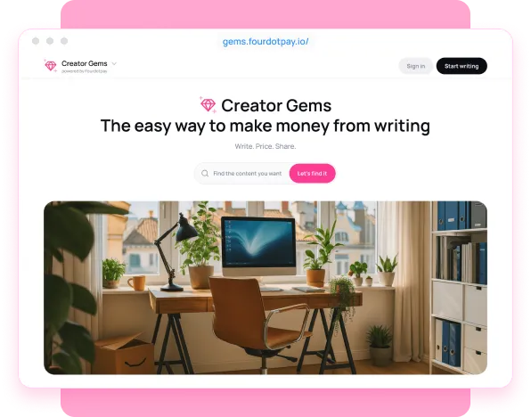 Creator Gems Content Marketplace