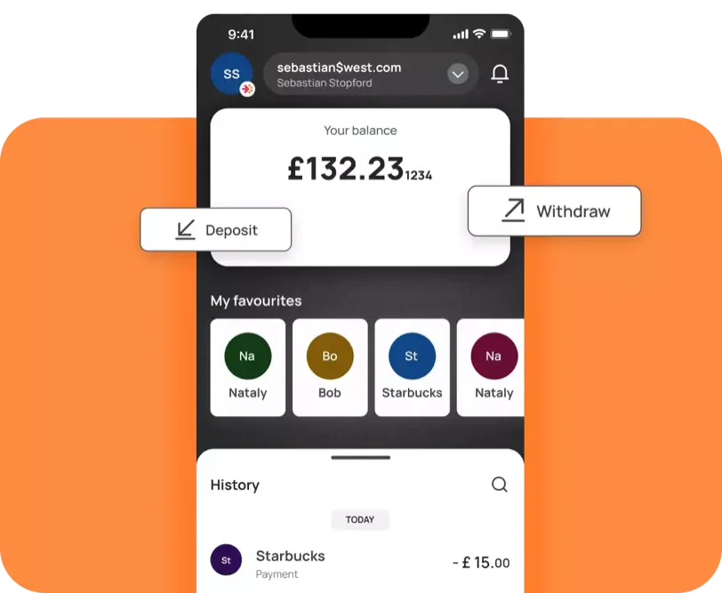 You access your earnings, immediately